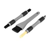Tek Automotive 3 Pack Car Detailing Brush Set - Soft Interior Detailing Brushes for Dash, Vents & Crevices - Car Valeting Equipment & Interior Cleaning Tools for Dust, Crumbs & Hard to Reach Areas