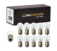 Tek Automotive 382 P21W Bulb, Car Light Bulbs, Indicator Bulbs, Brake Light Bulb, Reverse Light Bulb, Tail Light Bulb, Rear Fog Light, 382 P21W Car Bulbs, 12V 21W BA15S - Box of 10