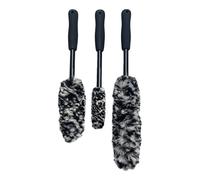 Tek Automotive 3Pcs Microfibre Wheel Woolies - Ultra Soft Alloy Wheel Brush Set for Rims, Grills, Calipers & Exhausts - Scratch Safe, Durable, No Splatter Design for Car Washing & Detailing