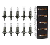 Tek Automotive 448 H1 12V 55W Halogen Bulbs for Headlight Fog Light and Cornering Lamps, P14.5s Road Legal E Approved Replacement Bulb - Pack of 10