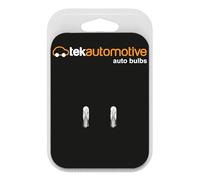 Tek Automotive 508 24V Capless Dashboard Panel Bulbs - 1.2W W2x4.6D Truck and Lorry Replacement Lights, For Instrument Clusters and Interior Displays - Twin Pack