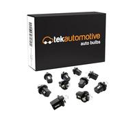 Tek Automotive 509T Dashboard Panel Bulbs 12V 1.2W B8.5D Black T5 Bulbs | PCB Tacograph and Interior Instrument Lighting - Box of 10