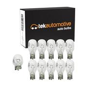 Tek Automotive 955 W16W Bulbs 12V 16W W2.1x9.5D - High Level Brake, Indicator, Reverse & Rear Fog Light, 921 921B Capless, E-Marked, 10 Pack