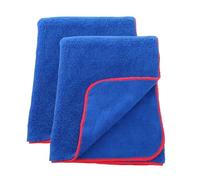 Tek Automotive Giant Microfibre Car Drying Towel Twin Pack, 440GSM, Extra Large 60x90cm, Double-Sided Car Towel for Detailing & Polishing - Best Microfiber Car Cleaning Cloth, Car Detailing