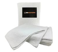 Tek Automotive Heavy Duty Terry Towelling Cleaning Cloths - 5 Pack - 100% Cotton, Low Lint, Highly Absorbent, Ideal for Polishing, Valeting, Glass & Interior - 43cm x 37cm Machine Washable