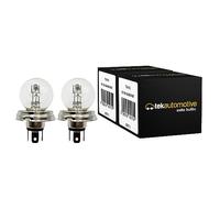 Tek Automotive R2 410 Car Headlight Bulb Twin Pack - 12V 45/40W P45T E-Approved Halogen Replacement for Classic & Vintage Vehicles
