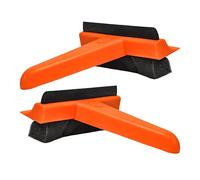 Tek Automotive Twin Pack Ice Scraper and Squeegee - Non Scratch Windscreen Scraper for Cars