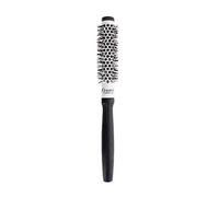 Ceramik Antibacteric Round Hair Brush - Black/White 18mm Tek Multi One Size