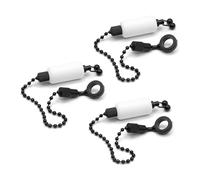 Tek-Gr Pro10 Fishing Bobbins, Premium Quality Bite Indicators For Carp Fishing. White Bobbins Carp Fishing, Swingers for Carp Fishing Bite Alarms (3)