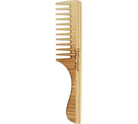 TEK - Sparse Tooth Comb with Ash Wood Handle Handmade in Italy, for Normal, Curly or Wavy Hair - 20 x 4.5 cm