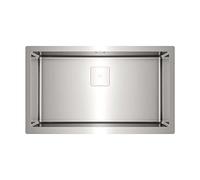 Teka | 80 cm Built-in Sink with Stainless Steel Bucket with SilentSmart | American PRO 80 M-XP 1B |Stainless Steel | 79 x 46.7 x 20 cm
