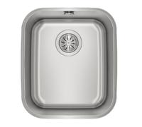 TEKA BE 34.40 - Undermount Sink, 1 Basin, for 45 cm Cabinet, Stainless Steel Bucket, Easy Installation, Modern Design, Stainless Steel Colour