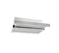 Teka CNL 6400.2 - Cooker Hood 60 cm, Extendable Kitchen Extractor, Anti-Fingerprint, 2 Speeds + Intensive, Telescopic Hood, Time Programmer, LED Lighting, Stainless Steel Colour