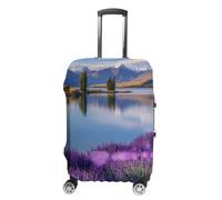 Tekapo Lake Scenery Landscape Luggage Cover Travel Suitcase Protector Anti-Scratch Suitcase Cover M