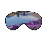 Tekapo Lake Scenery Landscape Sleep Mask Lightweight Blindfold Eye Mask with Adjustable Strap for Men Women