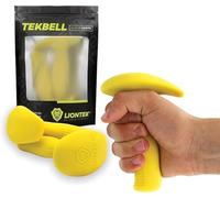Tekbell by Liontek - 1.5lb Ergonomic Hand Weight Pair for Shadowboxing, Running, Jogging, Walking, and Cross-training (Yellow)