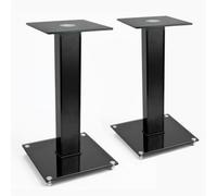 Tekbox 2X Black Glass Speaker Stands