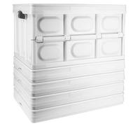 Tekbox 56L White Folding Storage Box - Set Of 5 Boxes