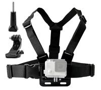 TEKCAM Adjustable Chest Mount Strap Compatible with Gopro Hero 13 12 11 10 9/ AKASO EK7000/ DJI Osmo/WOLFANG/Apeman/Jadfezy & Most Action Camera, Action Cam Chest Harness Strap Accessories
