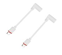 TEKCAM Barrel Plug to USB-C Adapter Compatible with Barrel Plug Solar Panel & Ring Spotlight Cam Pro/Plus, Stick Up Cam Pro, for Barrel Plug Solar Panel and USB C Security Cameras, 2PCS