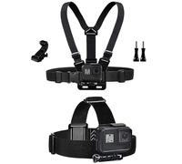 TEKCAM Elastic Chest and Head Harness for GoPro AKASO DJI Osmo