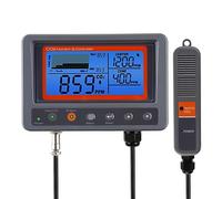 TEKCOPLUS CO2 Controller Carbon Dioxide Monitor Air Quality Monitor CO2 Meter with Day and Night Control Relay Function, NDIR Sensor Probe Cable, CO2 Detector for Green House Grow Room Home Office