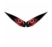 TEKDQCQTL motorcycle headlight protector For YAMAHA NVX155 AEROX155 Motorcycle Modified 3D Head Light Sticker Guard, Headlamp Protective Film,Anti-Scratch Sticker headlight cover(D)