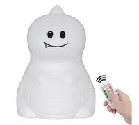 Tekemai Night Light, Bedside Lamp, Baby Nursery Lamp for Breastfeeding Safe, Break Resistant, Eye Caring, Adjustable Brightness & Color, Timing Function, Remote Control + Touch Control - Dinosaur