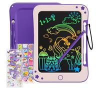 TEKFUN Kids Toys for 3 4 5 6 Years Old Boys Girls Gifts, 8.5 Inch LCD Writing Tablet Kids Drawing Board, Educational Travel Toys Boy Girl Birthday Age 3-8 (Purple)