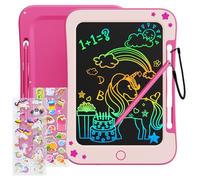 TEKFUN Kids Toys for 3 4 5 6 Years Old Boys Girls Gifts, 8.5 Inch LCD Writing Tablet Kids Drawing Board, Educational Travel Toys Boy Girl Birthday Age 3-8 (Pink)