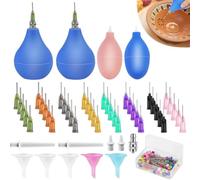 Tekiaviai 150 PCS Pottery Tools Supplies Ceramic Applicator, Ceramic Tools Clay Tools Set,for Pottery Decorating,Ceramic