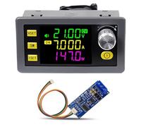 Tekiaviai 150W DC-DC Buck Boost Converter CC CV CW 6-36V to 0-36V 7A Power Module Adjustable Regulated Laboratory Power Supply