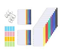 Tekiaviai A6 Size Waterproof PVC Pouch Circular Knitting Needle Pouches Zipper Folders for Round Knitting Needles Bag, Cable B