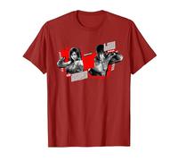【Tekken】 Tekken 036 T-Shirt, Men, Cranberry Red, Large