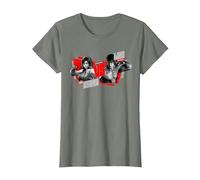 【Tekken】 Tekken 036 T-Shirt, Women, Olive Heather, Large