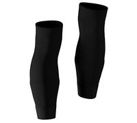 TEKKERZ Leg Sleeves - over the calf, knee high sports socks for soccer, football, baseball, basketball, rugby, wrestling, Black, One size