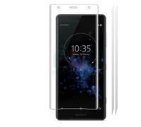 TeKKno® 2x FULL COVERAGE Anti-Shock TPU Reinforced Clear LCD Screen Protector Guard Covers (Case Friendly) for SONY XPERIA XZ2 COMPACT