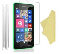 TeKKno® 5x Clear Plastic PET LCD Screen Protector Cover Guards for Nokia Lumia 630/635