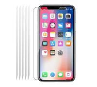 TeKKno® 5x LCD Screen Protectors Guard Covers and Cleaning Cloths for Apple iPhone XS MAX