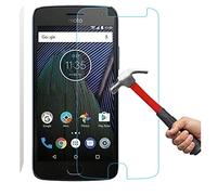 TeKKno® 9H Hardness TEMPERED GLASS LCD Screen Protector Guard Case Cover for Motorola MOTO G5 PLUS