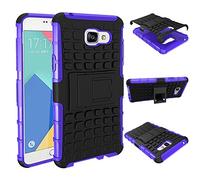 teKKno® Heavy Duty Tough & Stylish Survivor Shock Proof Armour Dual Protection Case Cover with Built-in Kickstand for Samsung Galaxy A5 2016 [SM-A510] (Purple)