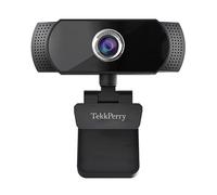TekkPerry 1080P Webcam with Microphone, Adjustable FOV, Zoom, Software Control &Manual Focusing, USB HD Computer Web Camera for Conference Zoom Skype Teams Video Calling