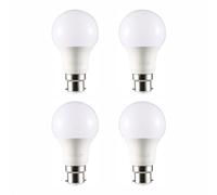 TEKLED® A60 LED Bulbs | B22 Bayonet Cap | Energy Saving 9W Light Bulb 60W Incandescent Bulb Equivalent | 2700K DIMMABLE 765LM | 4-Pack | Warm White