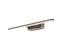 TEKLED Contemporary Bathroom Over Mirror LED Light | 12W 4000K Cool White | IP44 Waterproof Energy Saving Make Up Sconce Light | for Picture Frames & Bathroom Sanity Mirrors | Chrome (Built-in LED)