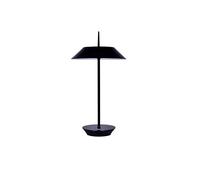 TEKLED® Eclipse Table Lamp 3 Lighting Colors Brightness | Dimmable Decorative LED with Touch Control |1800 mAh, USB Rechargeable Desk Lamp| for Bedroom, Living Room, Cafe, Bar - Black