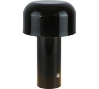 TEKLED® Elegance Table Lamp 3 Lighting Colors Brightness | Dimmable Decorative LED with Touch Control |1800 mAh, USB Rechargeable Desk Lamp| for Bedroom, Living Room, Cafe, Bar - Mushroom - Black