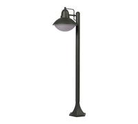 TEKLED Gardens Marcel Outdoor Pathway Bollard Lawn Light | E27 Compatible Dark Grey Post Light | Weatherproof Assurance IP44 | for Garden Trails Driveways Pathways Patios | (Bulb not Included)