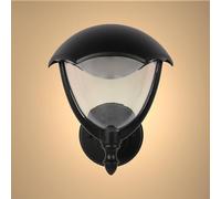 TEKLED Gardens Megan LED Outdoor Lantern Wall Light | 6W 3000K Warm White | Weather-Resistant IP44 | for Entryways Facades Patios Porches Garages | w/o Sensor (Built-in LED)