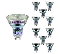 TEKLED® GU10 LED Bulbs | Energy Saving 4W Light Bulb 50W Halogen Spotlight Equivalent | MR16 3000K 350LM NONDIMMABLE | 10-Pack | Warm White