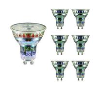 TEKLED® GU10 LED Bulbs | Energy Saving 4W Light Bulb 50W Halogen Spotlight Equivalent | MR16 5000K 350LM NONDIMMABLE | 6-Pack | Cool White Daylight